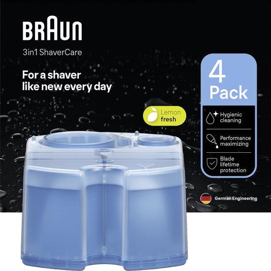 Braun Clean & Renew Refill Cartridge CCR 4 stuks