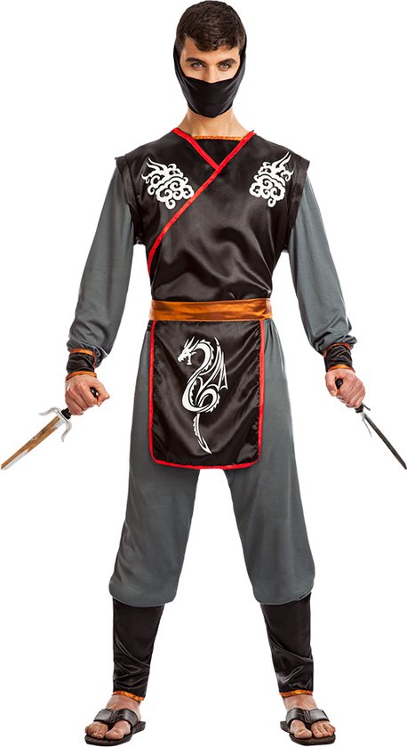 Boland - Kostuum Ninja Fugu (S) - Volwassenen - Ninja -
