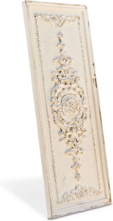 LOBERON Panneau décoratif Corsy blanc antique