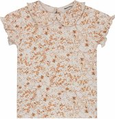 Sweet Petit peuter T-shirt - Meisjes - Soft Ecru Melange - Maat 116