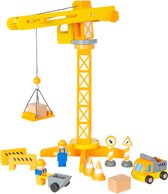 NAP Speelgoedset - Speelgoed voor Kinderen - Stimuleert de Motoriek - Hijskraan met voertuigen, figuren en accessoires - Vanaf 3 jaar