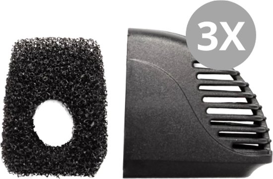 Superfish Vervangspons Pond Flow Eco 2000 - Filters - 3 x Blauw Wit