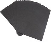 100 stuks A4 Zijdepapier Zwart 210 300mm Vloeipapier tissue vloei papier knutselen