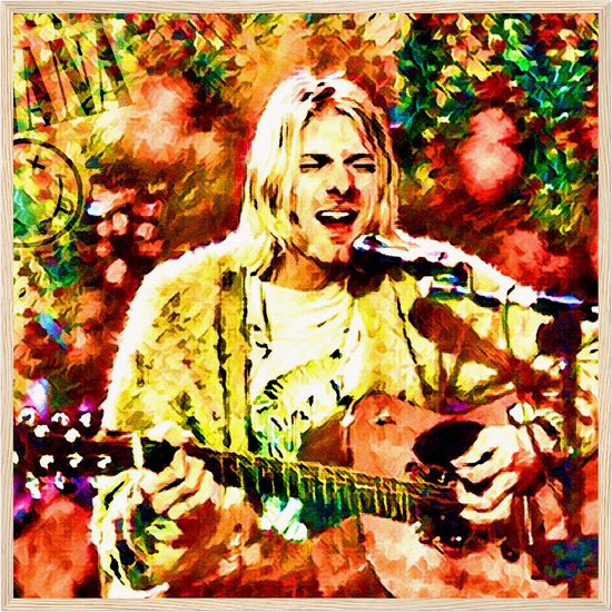 Kurt Cobain posters | Nirvana poster 50 x 50 cm (papier) | nirvana ...