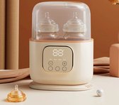 Boboduck Flessenwarmer - Verwarming - Voor Babyflesjes - 4in1 - Steriliseren en Ontdooien - Verwarmen van voedsel en vloeistoffen - Gemakkelijk en snel in gebruik