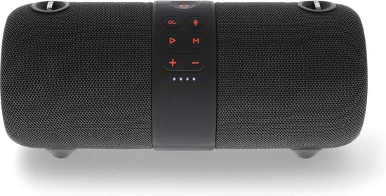 Bluetooth speaker 40W draagbaar waterdicht IPX6 met microfoon, 6,5 uur batterij, TWS, zwart, Nedis