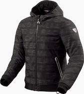 REV'IT! Jacket Saros WB Black Anthracite L - Maat - Jas