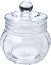 Clayre & Eef Voorraadpot 500 ml Transparant Glas Voorraadpot Deksel