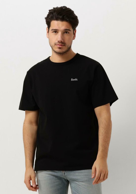 Forét Bass T-shirt Polo's & T-shirts Heren - Polo shirt - Zwart - Maat XL