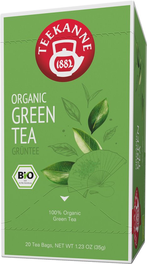 Teekanne - Premium Green Tea - biologisch - groene thee - 20 theezakjes - geschikt voor horeca en kantoor - 1 doosje