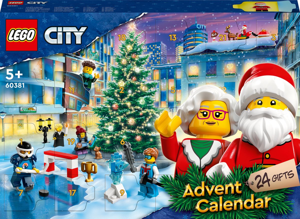 LEGO City - City adventkalender 2023 constructiespeelgoed 60381
