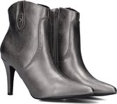 Omoda S8609 Enkellaarsjes - Enkelboots met rits - Dames - Zilver - Maat 40