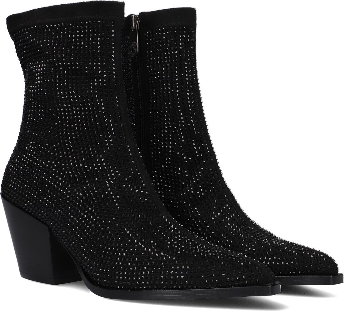 Pedro Miralles 25534 Enkellaarsjes - Enkelboots met rits - Dames - Zwart - Maat 37