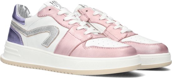 Hip H1115 Lage sneakers - Leren Sneaker - Meisjes - Roze - Maat 34