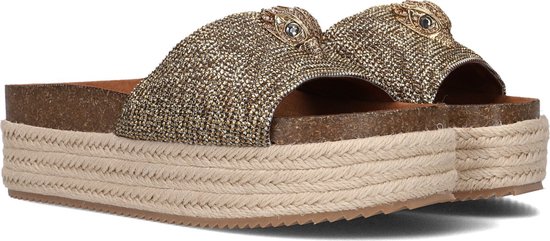 Kurt Geiger London Kensington Flatform Slippers - Dames - Beige - Maat 40