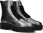 Hip H1630 Veterboots - Laarzen Met Veters - Meisjes - Zilver - Maat 36