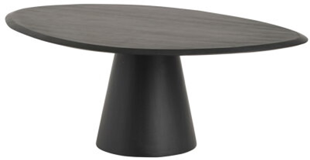 Salontafel Flare 120 cm mangohout - Zwart | Nijwie