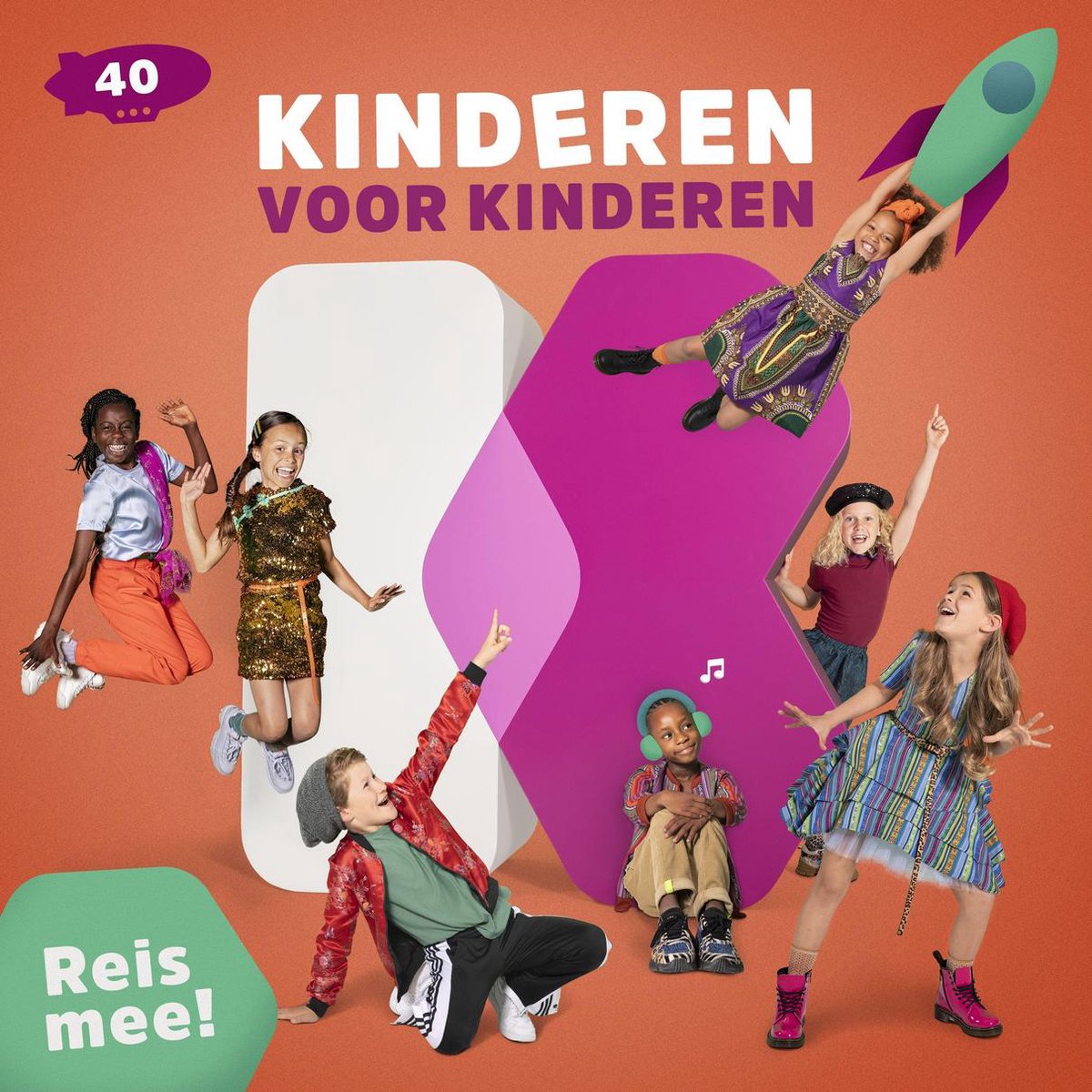 Kinderen Kinderen - 40 Reis Mee! (CD), Kinderen voor Kinderen | CD (album)... | bol.com