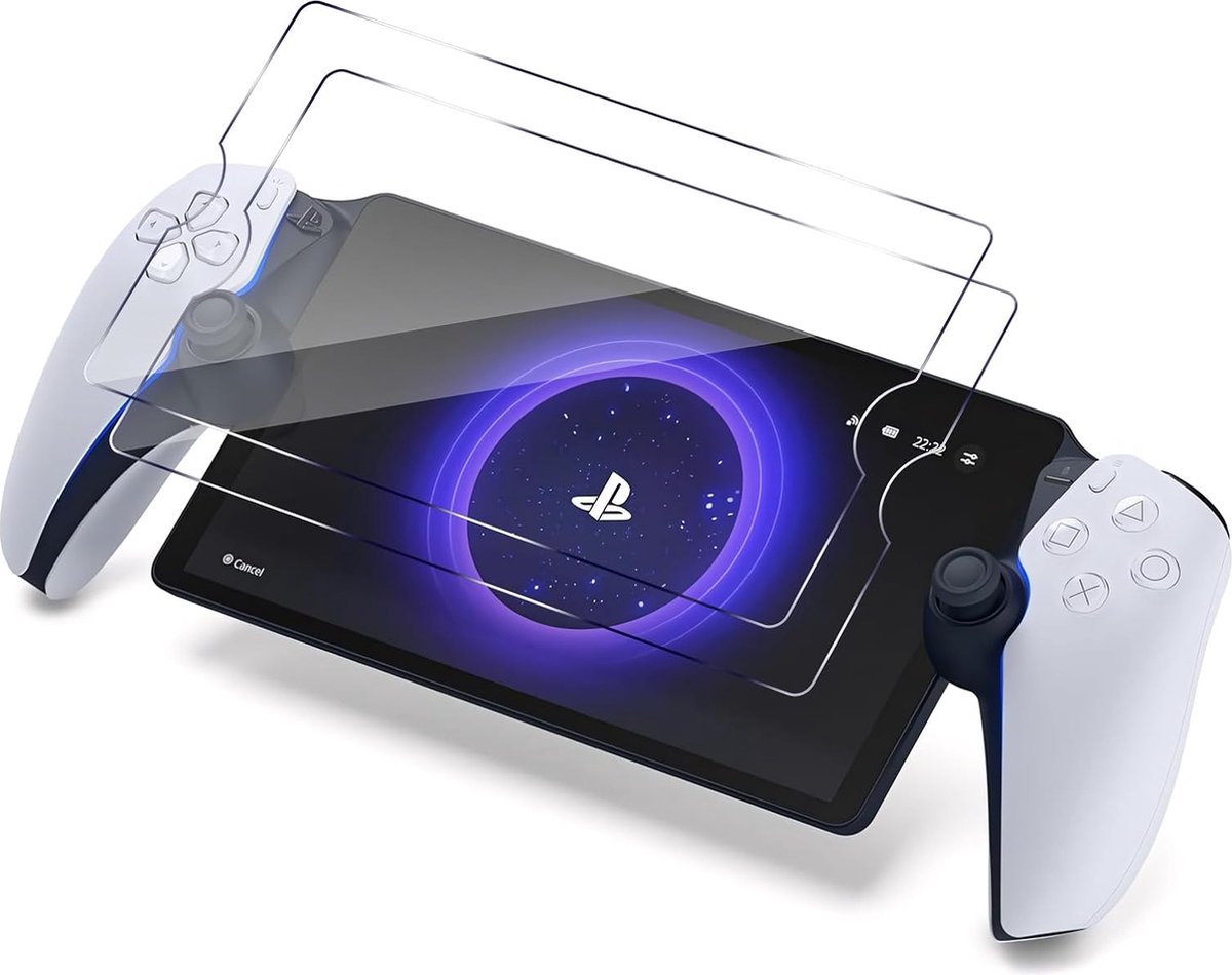 PlayCool Anti Blue Light Screen Protector Glas geschikt voor Playstation Portal Remote Player voor PS5®-console - Set van 2 stuks