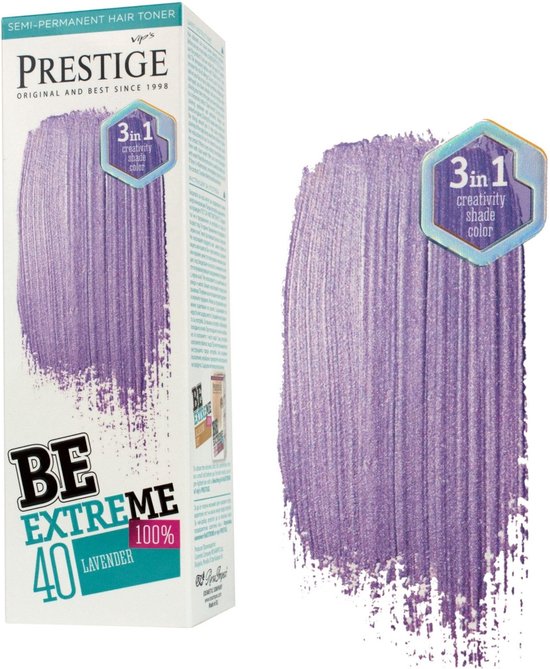 Prestige Lavender - Paarse Haarverf - Semi-Permanente Haarkleuring Paars - Zonder Ammoniak en Peroxide - 100ml