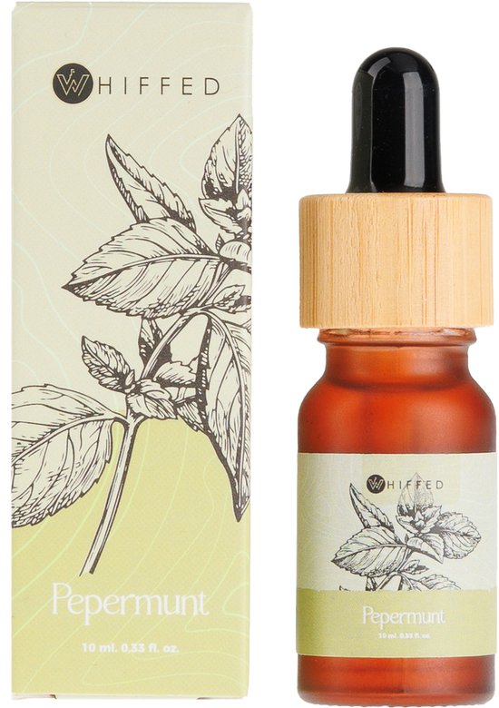 Foto: Whiffed zuivere pepermunt etherische olie 10ml verkwikkend verfrissend voor energie aromatherapie en spijsvertering ideaal voor diffusers topische toepassing