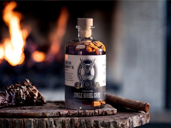 Deer Jimmy's Make Your Own Whisky - Schotse Whisky Speyside cask - Rijp je eigen drank met houtsnippers van een gebruikt whisky vat - The Flavour Company