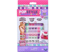 foto van Cool Maker - PopStyle Bracelet Maker-uitbreidingspakket - met meer dan 50 edelsteenkralen - doe-het-zelf-knutselspeelgoed