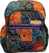 Macha Patchwork Backpack sac à dos en coton pour femme sac à main ethnique indien pour femme hippie boho, Multi couleurs