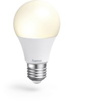 Hama Wi-Fi Smart LED Lamp E27 - 10W - Dimbare LED gloeilamp peer - 806lm - 2700K / 6500K Kleurtemperatuur - Hama Smart Solution App en Spraakbesturing - Geschikt voor Apple Home, Alexa, Google Assistent - Wit