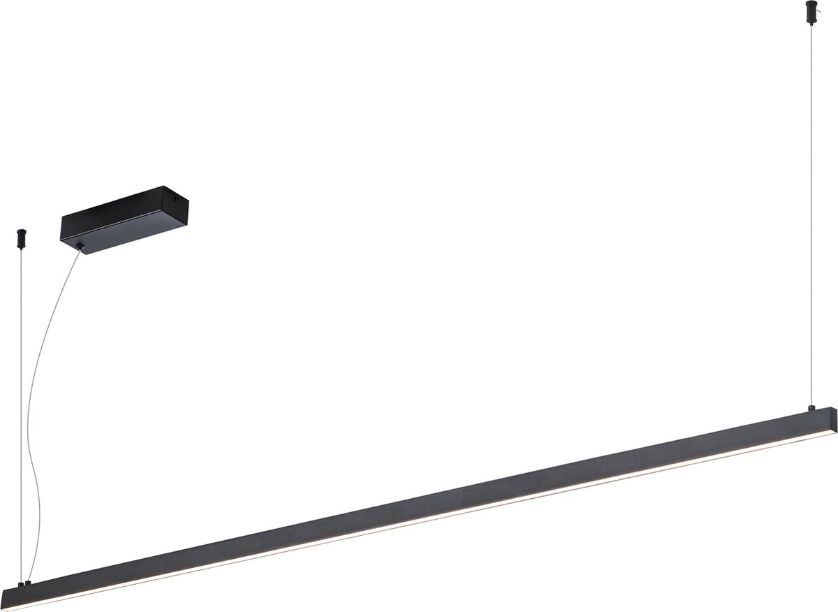 GURI LED pendel 52W 3000K 2400mm zwart dimbaar (3m kabel incl)