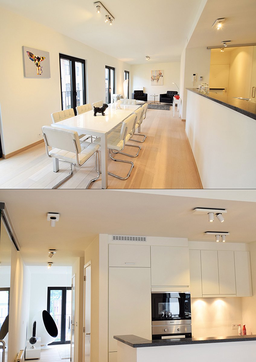 Nysit 1L B/W/W 1x4,5W GU10 dimmable LED incl.