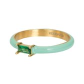 iXXXi-Fame-Glossy Green-Goud-Dames-Ring (sieraad)-16mm