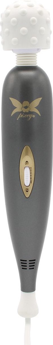 Pixey Exceed V2 – Krachtige Vibrator Wand, 3000–14000 RPM, Instelbare Trillingssnelheid, Dotted Small-Head, 2,5 m Kabel, Bedraad, Niet Waterdicht