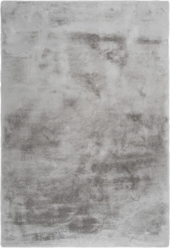 Emotion | Hoogpolig Vloerkleed | Silver | Hoogwaardige Kwaliteit | 80x150 cm