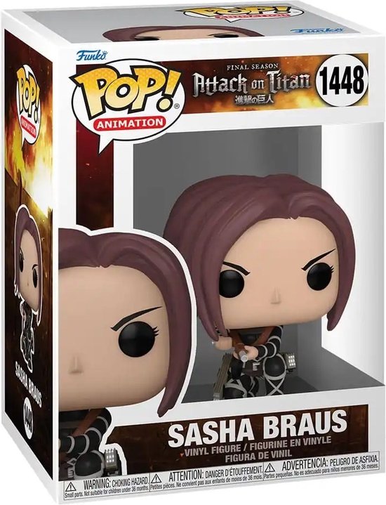Figurine Pop Sasha Braus (Attack On Titan) #238 pas cher | Figurine Pop