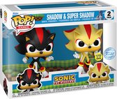 Funko Pop! Games: Sonic the Hedgehog - Shadow & Super Shadow Glow-in-the-Dark Two-pack Exclusive