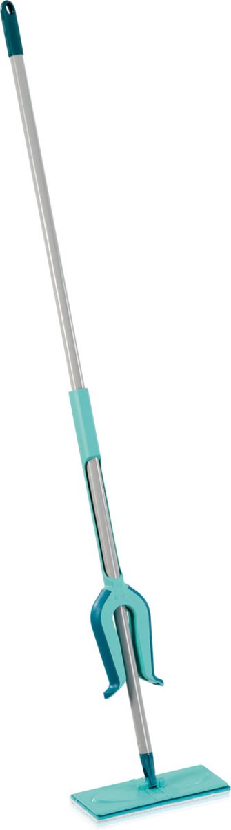 Leifheit Picobello vloerwisser S Micro Duo met steel - 27 cm wisbreedte - turqouise - grijs - Leifheit