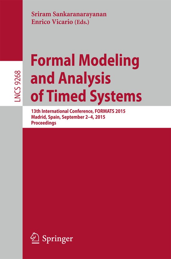 Formal Modeling and Analysis of Timed Systems - cover