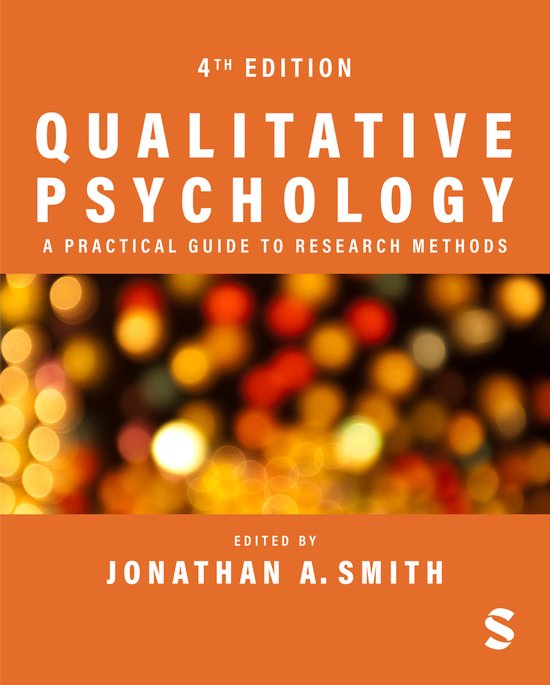 Qualitative Psychology: A Practical Guide to Research Method ... - cover