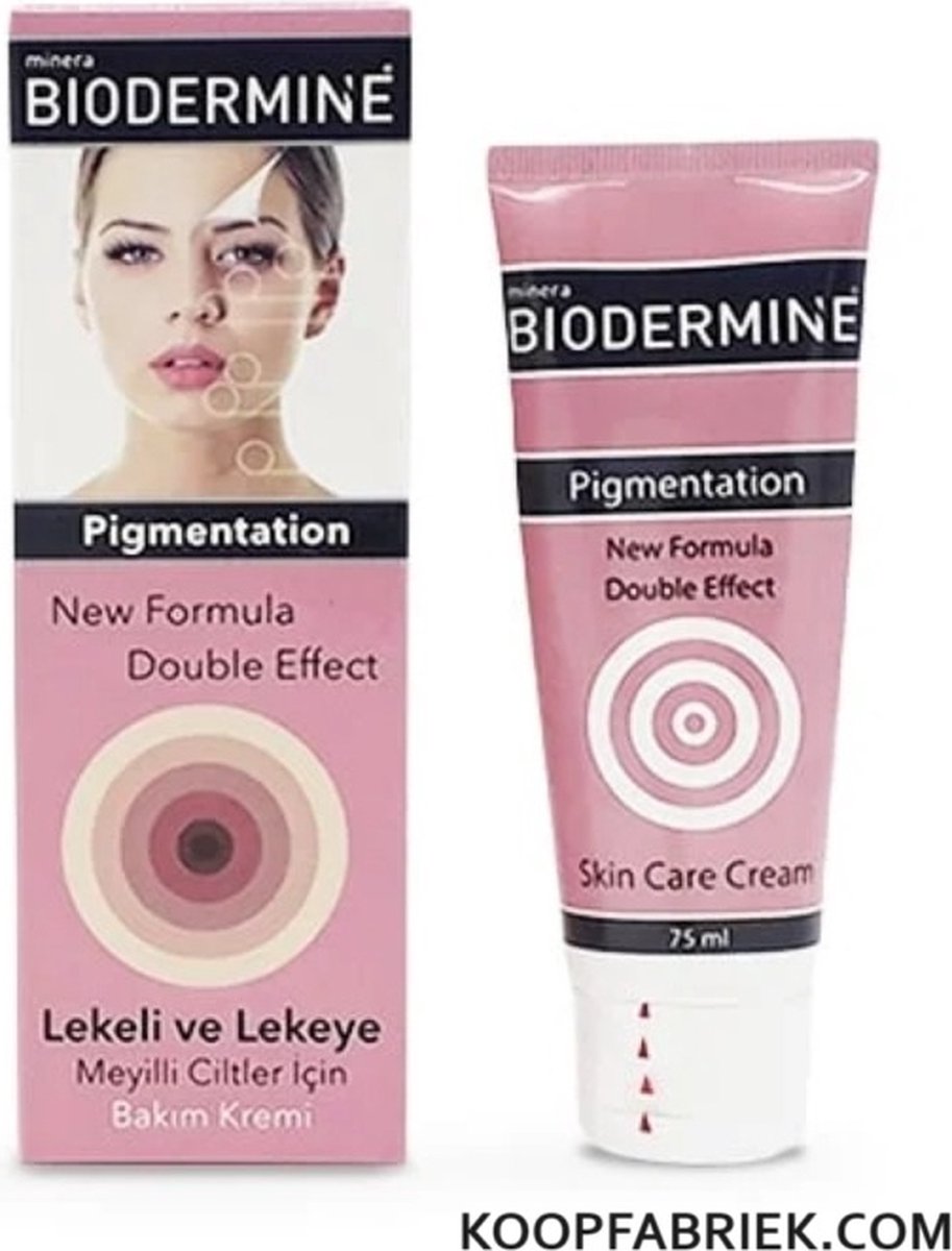 BioDermine - Anti Pigmentation Cream - 75ML - Zeer Krachtig | Behandeling van Pigment aandoening en vlekken - Zeer sterke 2023 Formule | Natural Blemish Cream for Skin |