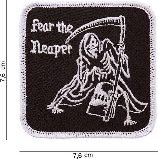 Embleem stof fear the reaper