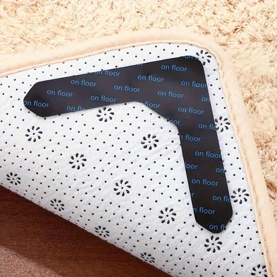Sous-couche autocollante antidérapante de Luxe 12 pièces - Tapis de salon - Tapis