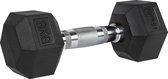 Haltère Musculation / Dumbbell Hexagonal Pro VirtuFit – 8 kg – A la Pièce