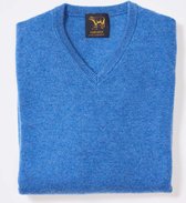 Osborne Knitwear Trui met V hals - Lamswol - River - XL