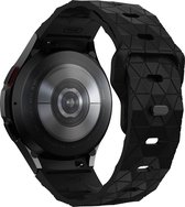 Bol.com YONO Hexagon Bandje 20mm - Horlogebandje geschikt voor Samsung Galaxy Watch 7/6/5/4 (40/43/44/47mm Classic & Pro) - Zwart aanbieding