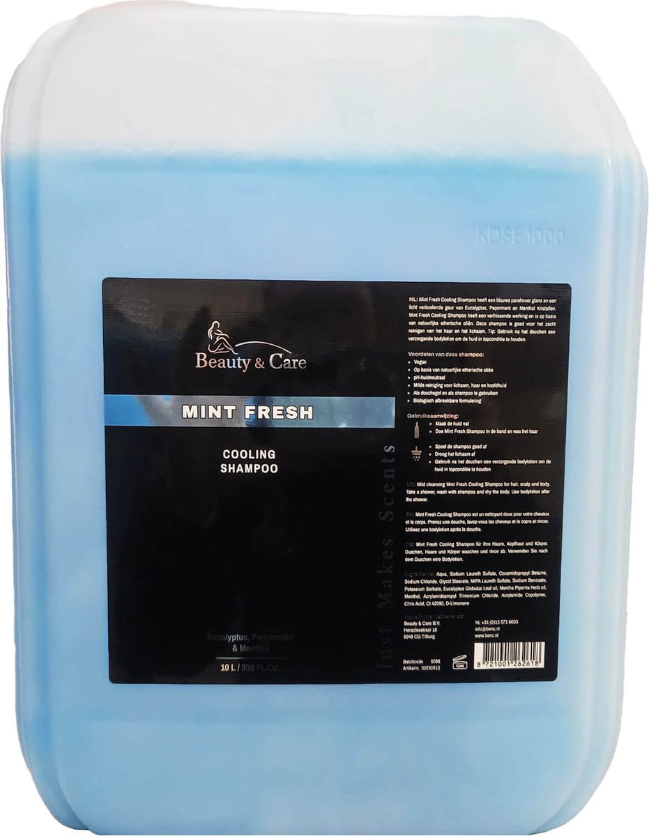 Beauty & Care - Mint Fresh Cooling shampoo - 10 L. new