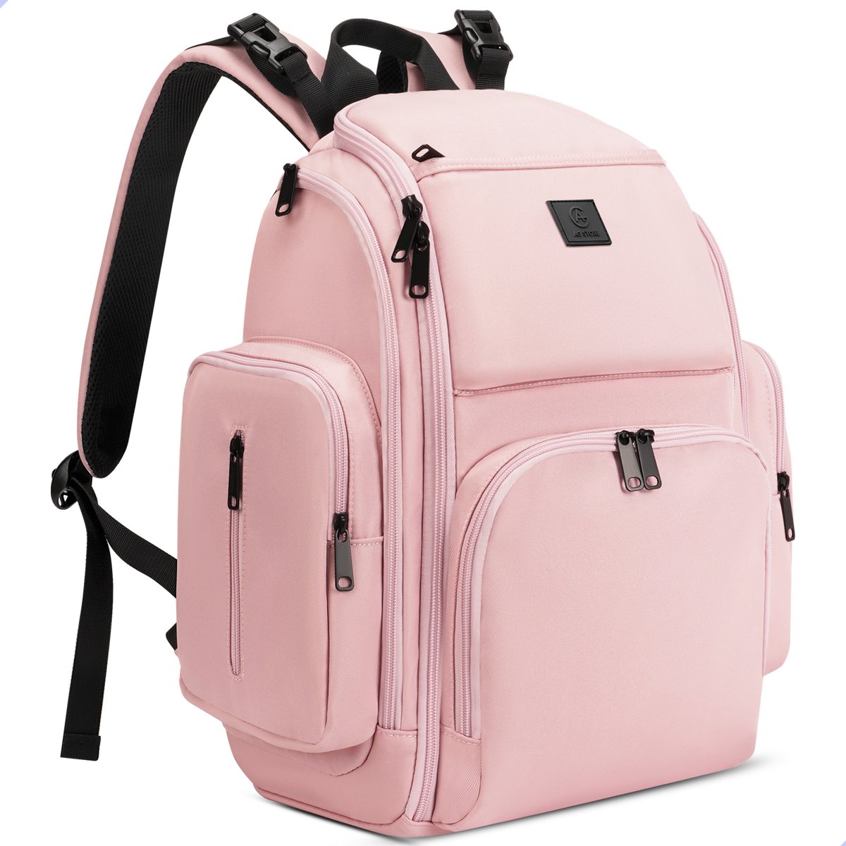 Bol.com AG Luiertas Rugzak Roze 28L - Verzorgingstas - Rugzak Organizer - Kinderwagenhaken en Isoleervak - Baby - Meisje & Jonge... aanbieding