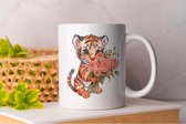 Mok Tiger flowers - Gift - Cadeau - CouplesGoals - TogetherForever - HappilyEverAfter - LoveWins - SamenGelukkig - EeuwigeLiefde - LiefdeVoorAltijd - MijnSchat
