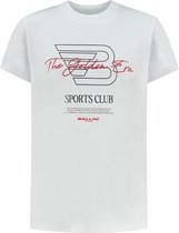 Ballin Amsterdam - Jongens Loose Fit T-shirts Crewneck SS - White - Maat 6