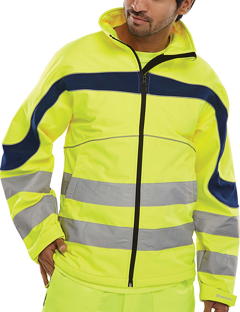 Beeswift ETON Softshell Jas - Geel - Maat L